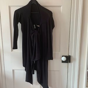 Cordon open sweater/shawl. Medium